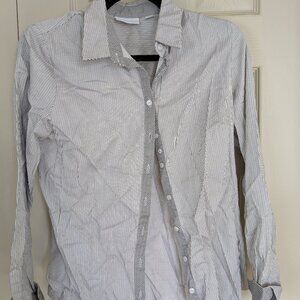 Blck pin stripe buttondown